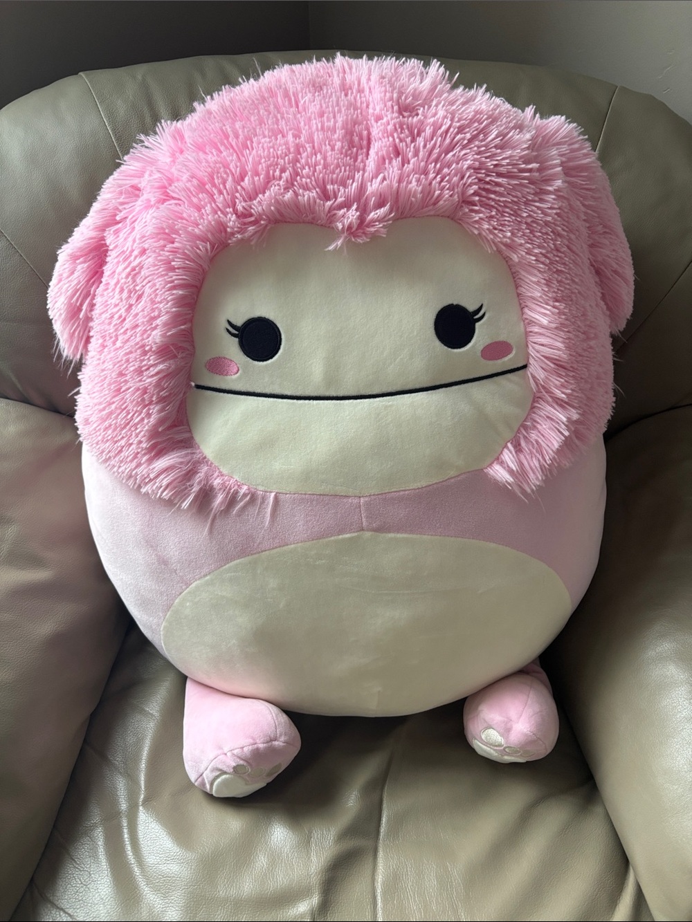 Brina the Pink Bigfoot Squishmallow